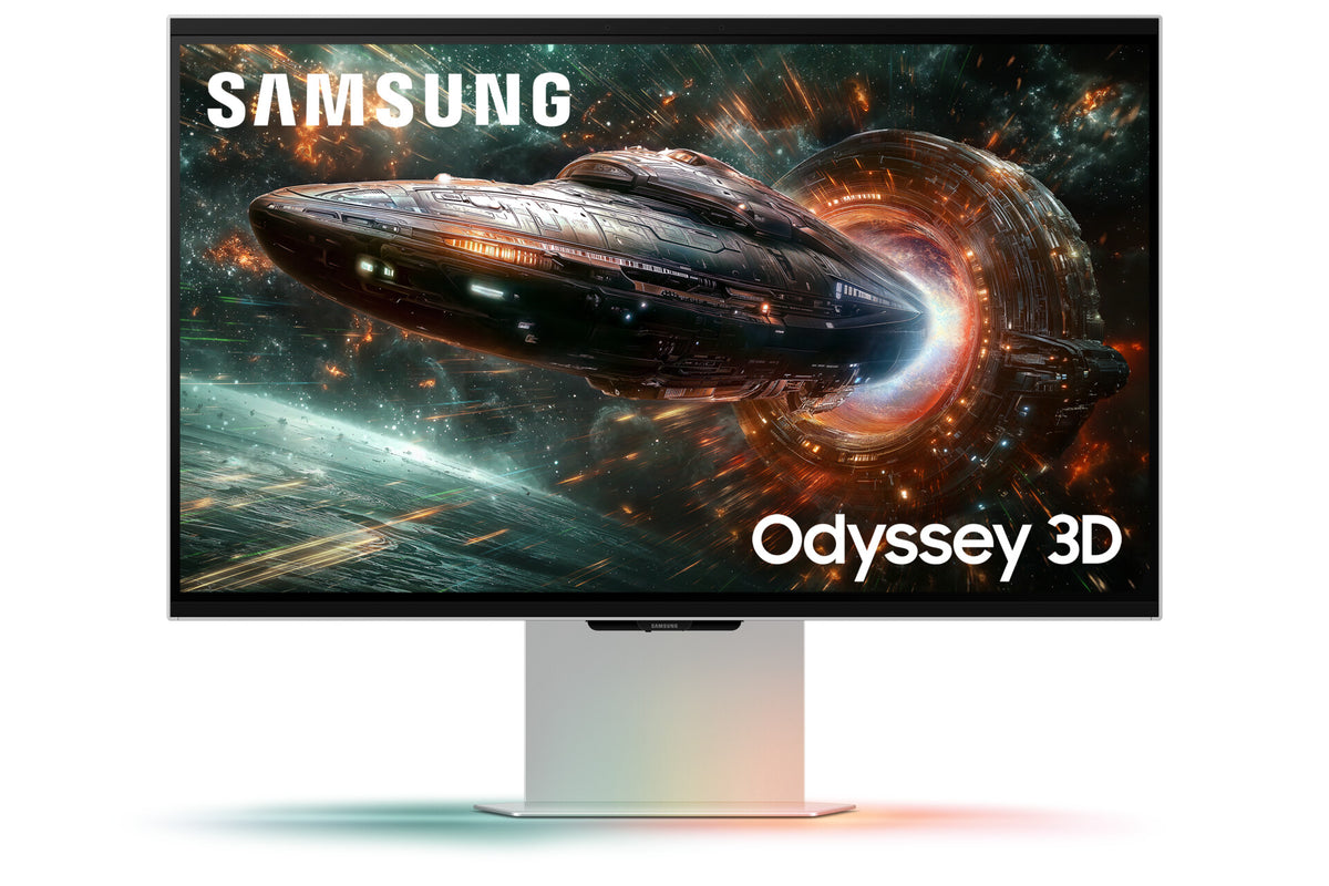 Samsung Odyssey 3D monitor de computadora 68.6 cm (27") 2160 x 3840 Pixeles 4K Ultra HD LED Plata