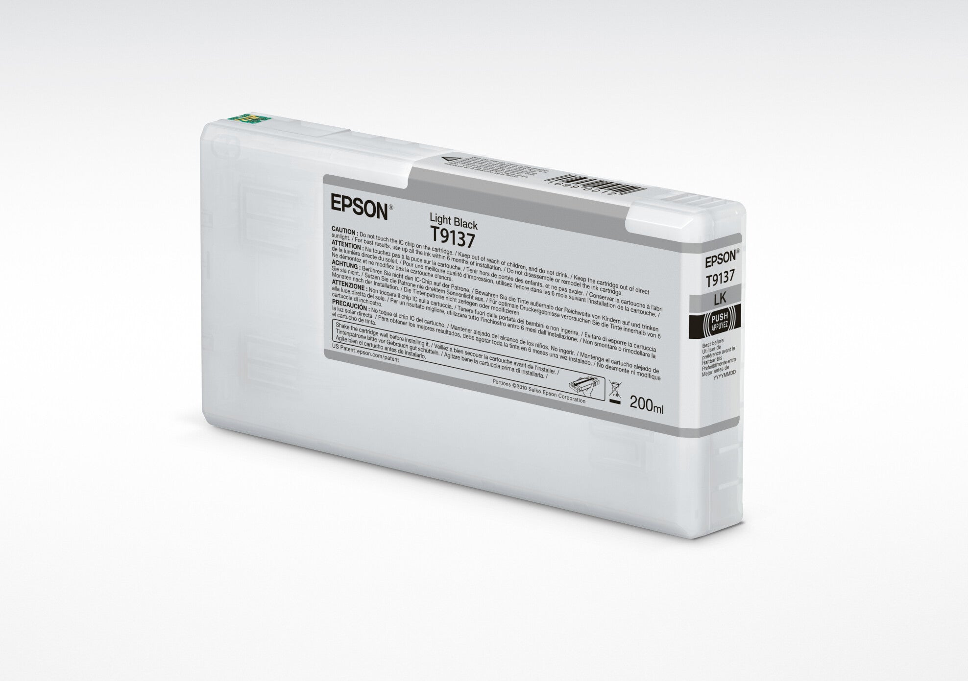 Epson T9137 cartucho de tinta 1 pieza(s) Original Rendimiento estándar Negro claro