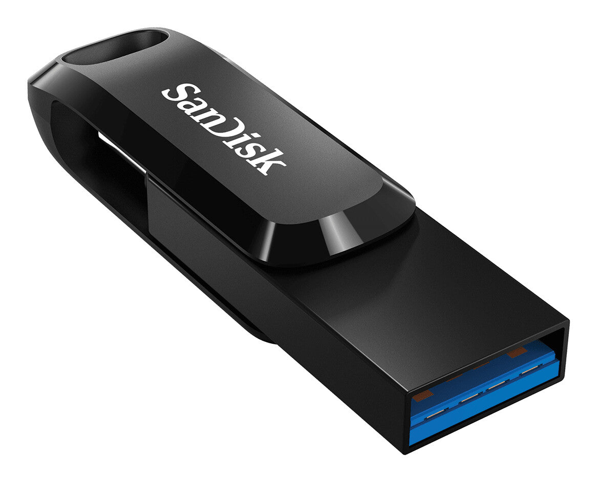 SanDisk Ultra Dual Drive unidad flash USB 128 GB USB Type-A / USB Type-C 3.2 Gen 1 (3.1 Gen 1) Negro, Plata