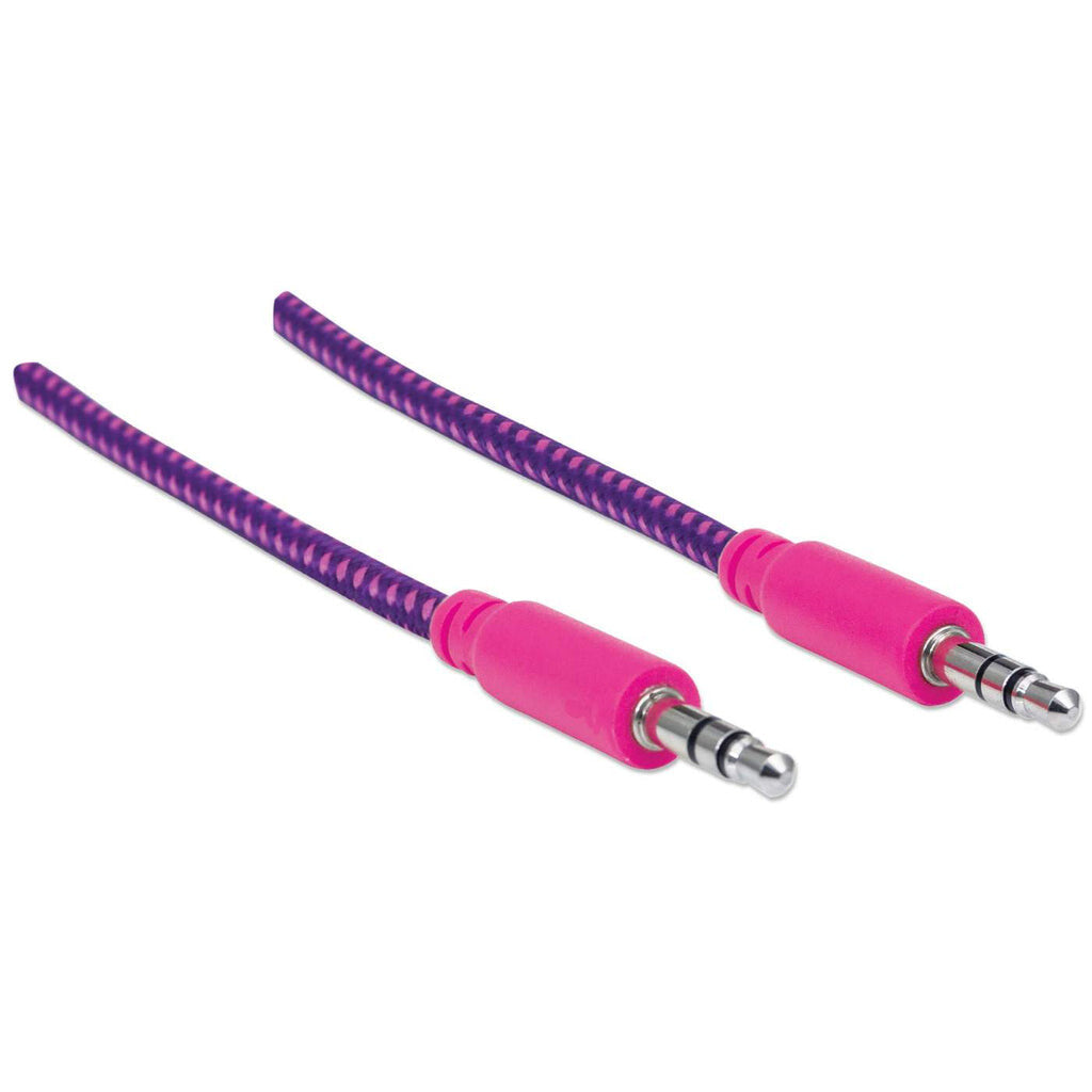 Manhattan Cable de audio con recubrimiento textil