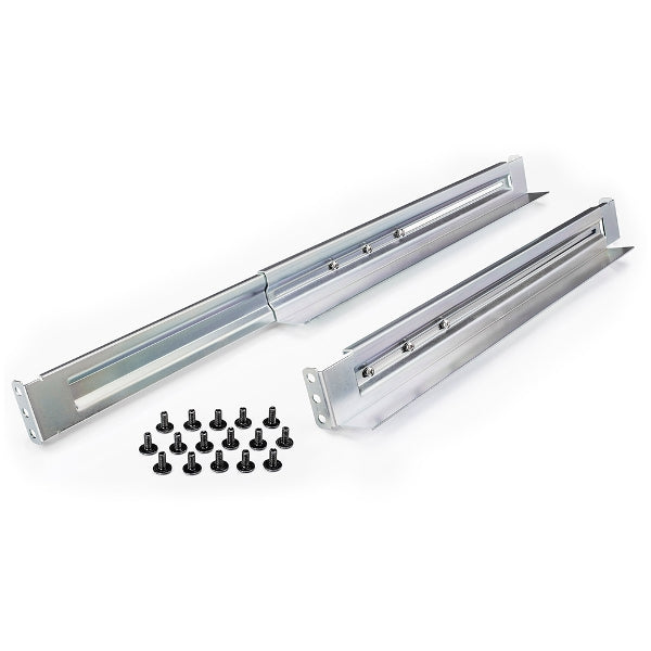 Kit de Rieles Para Racks de 4 Postes, Para UPS de 1 a 3 UR, Profundidad Ajustable, Soporte de Peso de 104.78 Kg