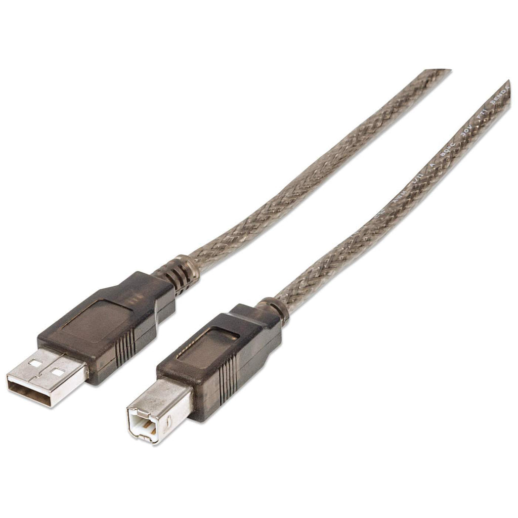Manhattan 11m USB 2.0 A-B Active Extension Cable Silver
