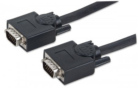 Manhattan SVGA HD15 M-M Monitor Cable 30m Black