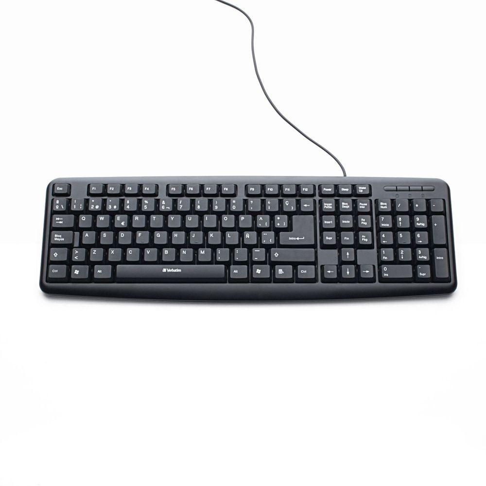 Verbatim Wired USB Keyboard Black