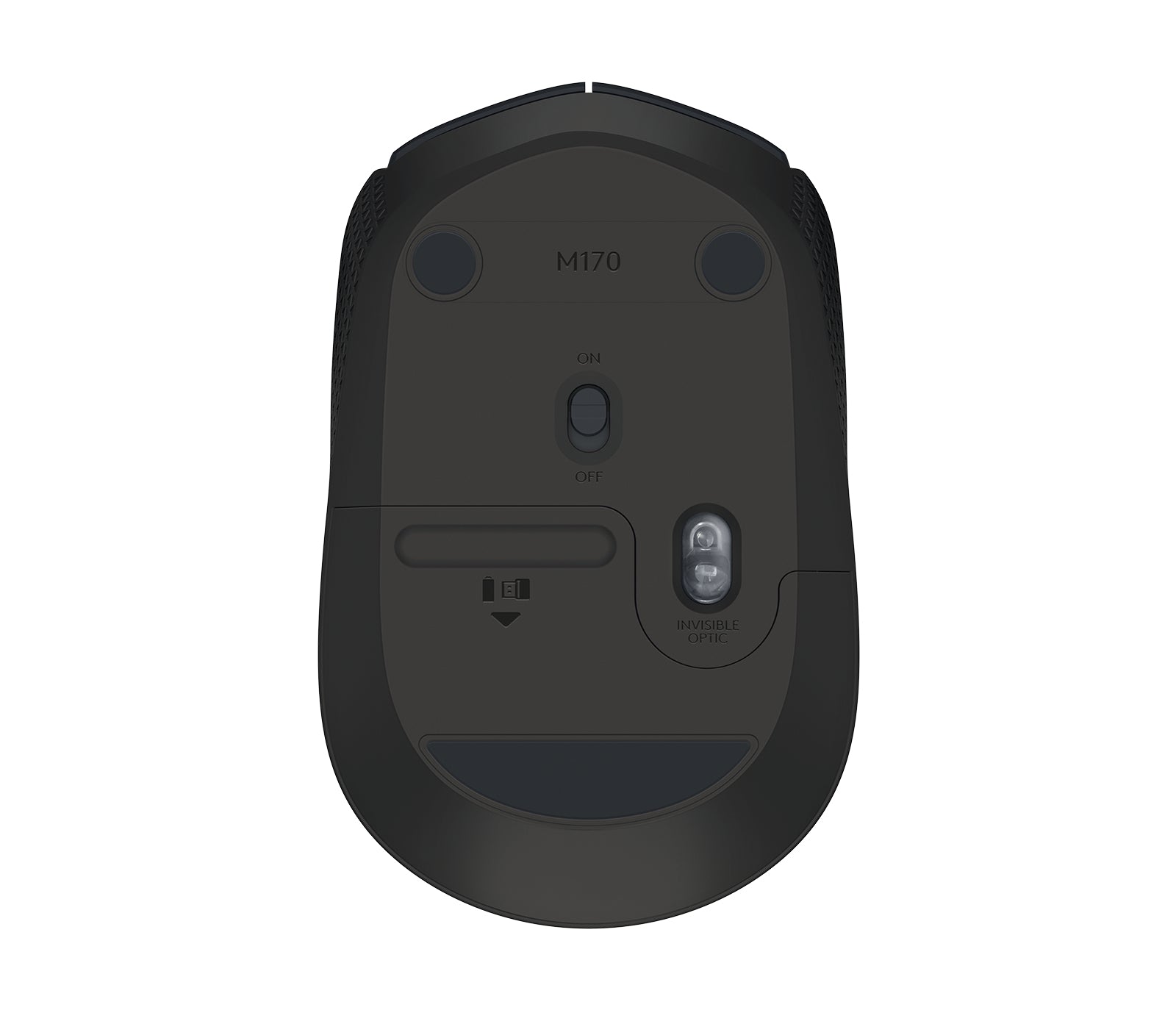 Logitech M170 Wireless Plug and Play USB Mouse Black-Gray