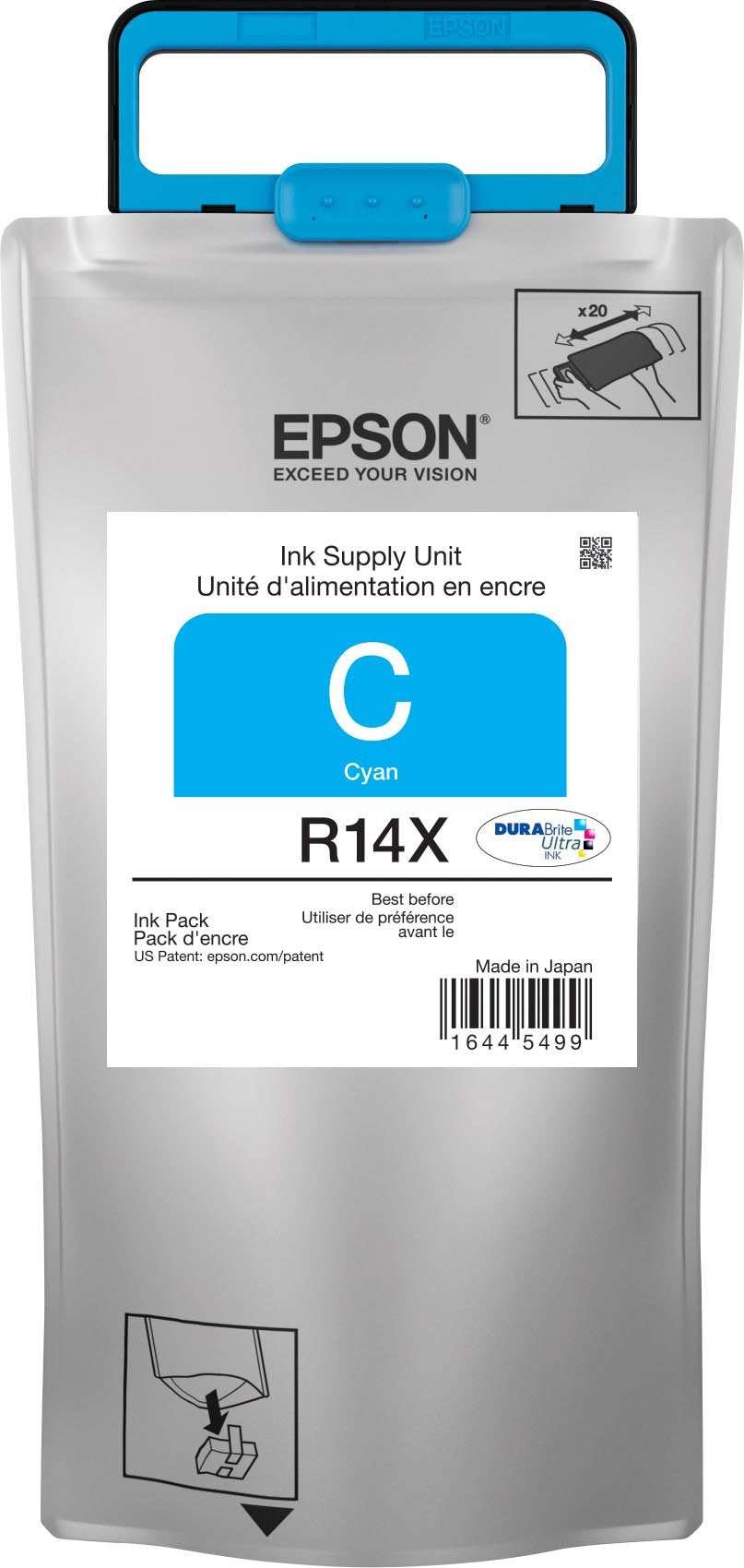 Epson R14X High Capacity WF-R5690 Cyan Ink