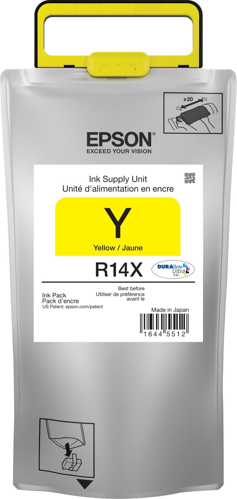 Epson R14X High Capacity Ink Cartridge WF-R5690 Yellow