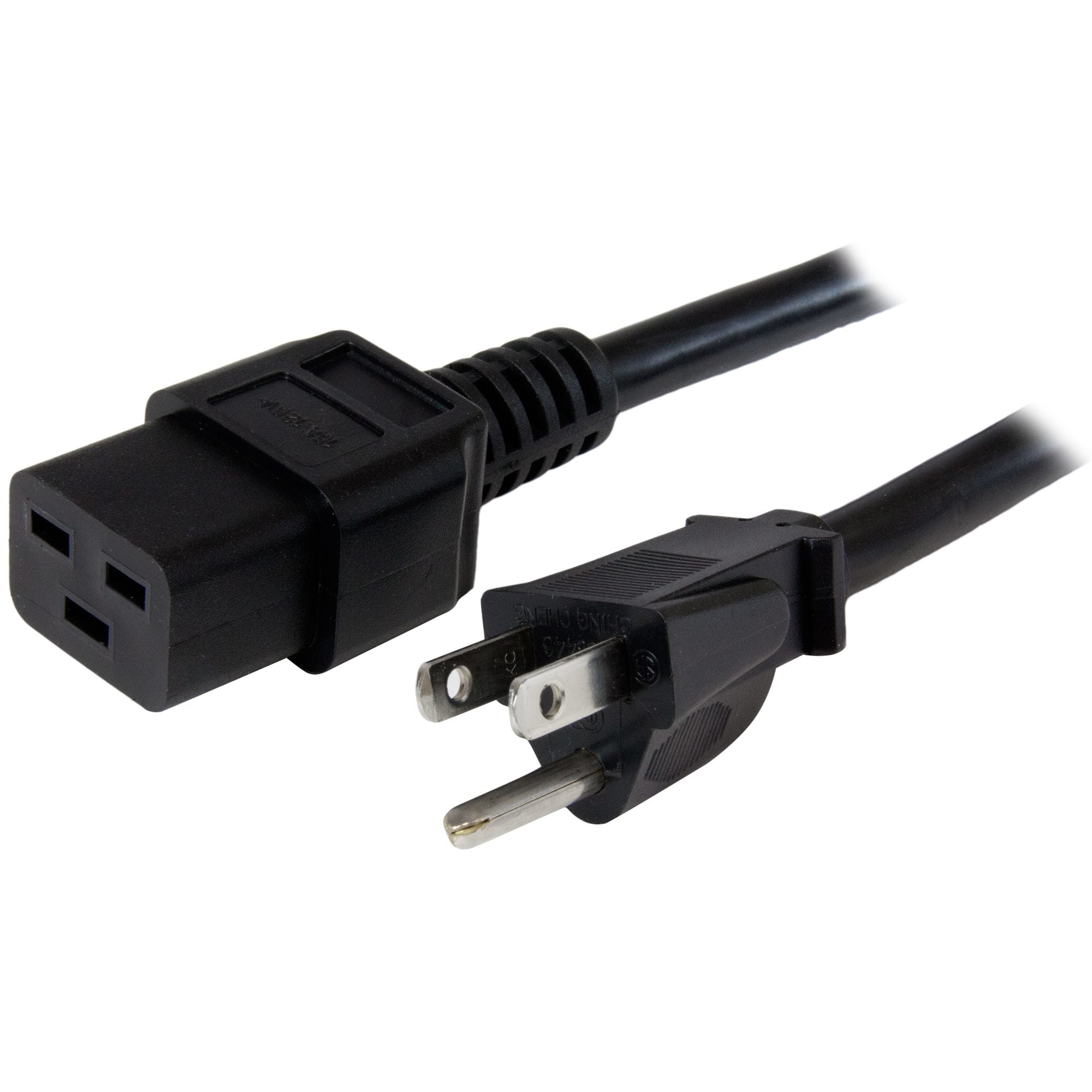CABLE DE CORRIENTE DE 1.8M DE ALIMENTACION - SERVICIO PESADO - 14AWG - NEMA 5-15P A C19 - 15A 125V - STARTECH.COM MOD. PXT515C19146