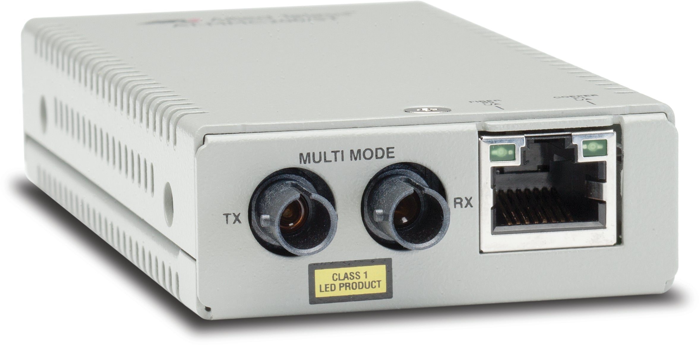 Convertidor de medios fast ethernet a fibra óptica, conector ST, multimodo (MMF), distancia hasta 2 km