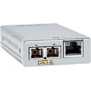 Convertidor de medios Gigabit Ethernet a fibra óptica, conector SC, multimodo (MMF), distancia de 220 hasta 500 m