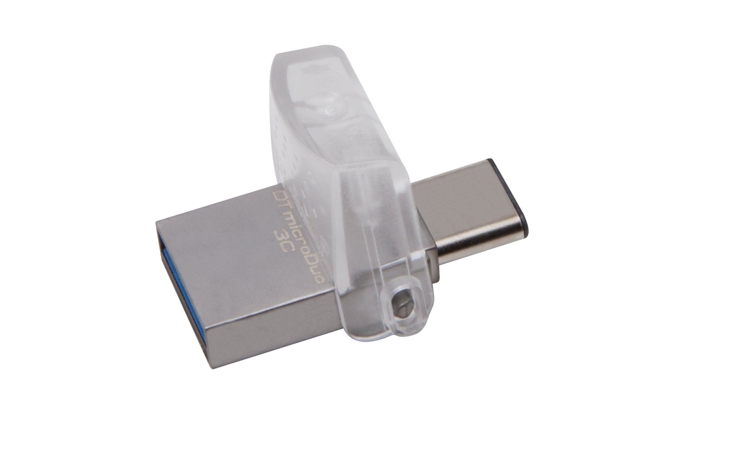 Kingston DataTraveler MicroDuo 3C 64GB Type C 3.0/3.1 Gray USB Flash Drive