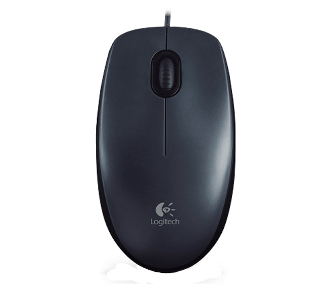 Logitech M90 Wired USB Mouse 1000 dpi Black