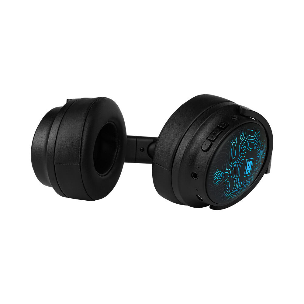 Vorago HPB-401-LED audífono y auriculare Auriculares Inalámbrico y alámbrico Diadema Llamadas/Música USB Tipo C Bluetooth Negro