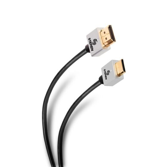 Steren 295-880 cable HDMI 1.8 m Negro, Gris