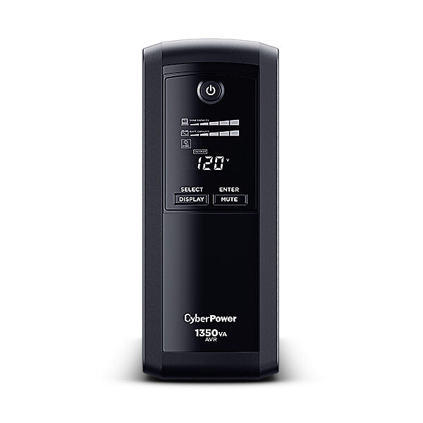CyberPower LCD CP850AVRLCDA sistema de alimentación ininterrumpida (UPS) Línea interactiva 0.85 kVA 510 W 9 salidas AC