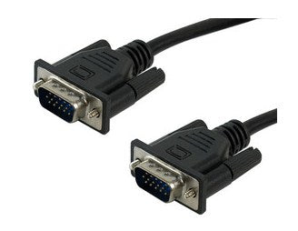 Manhattan SVGA Monitor Cable 5MM HD15M-M 1.8m Black