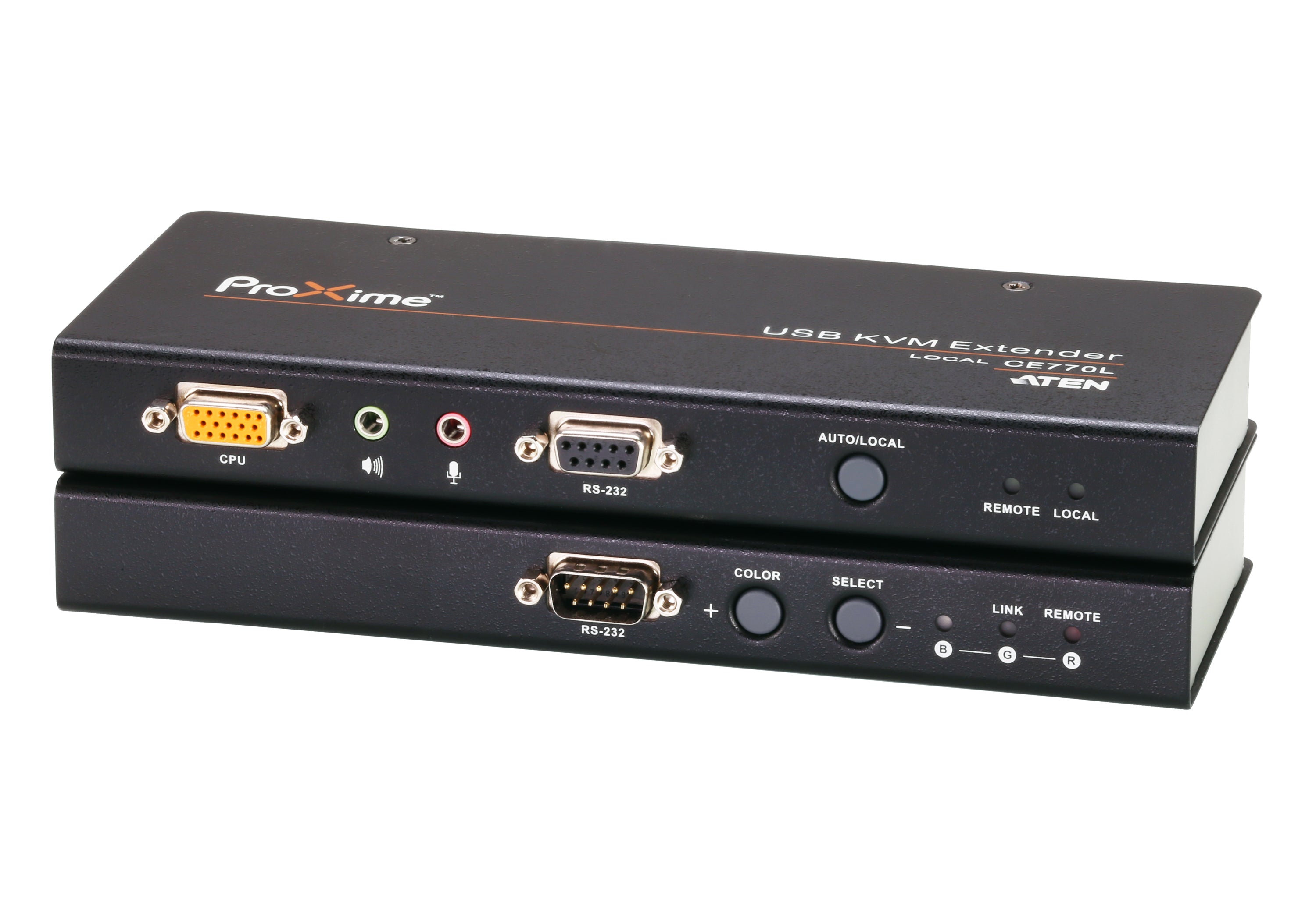 Kit Extensor KVM | VGA/Audio | Cat5e | 300m | 1280 x 1024 | Deskew | Puertos RS232 | Función de compensación de señal