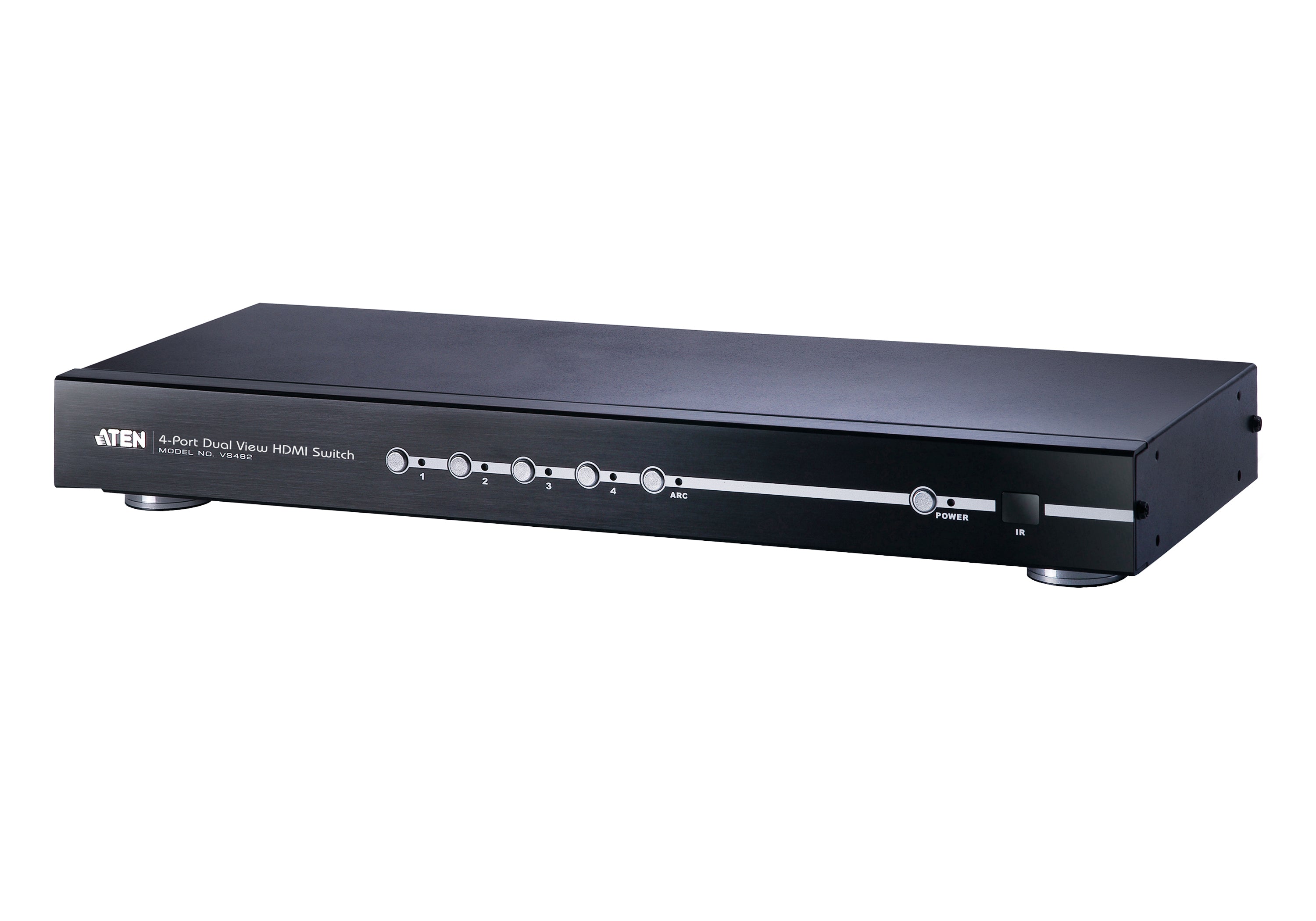 Switch HDMI de 4 puertos con salida dual