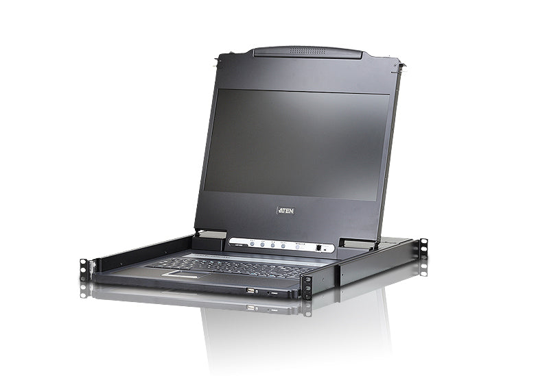 Consola LCD | HDMI, VGA, DVI, USB | Single Rail |  Pantalla 17.3" | 1U de altura