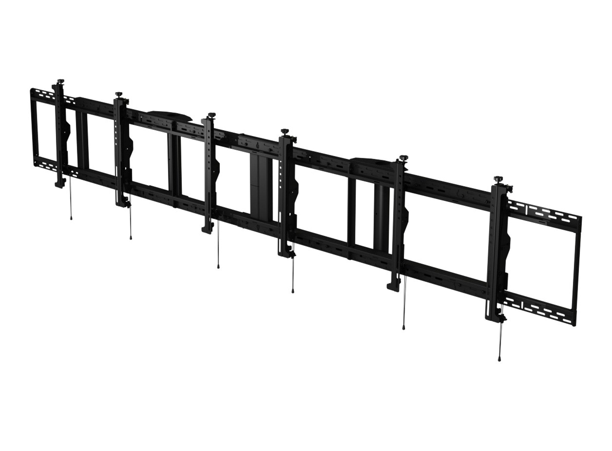 Soporte para Pantallas desde 46" tipo Menu Board / 8 Puntos Ajuste Tool-Less / 3x1 Configuración / Carga maxima (136 kg) / Inclinación +15° / Ajuste Horizontal Continuo