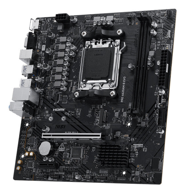 MSI PRO A620AM-B EVO placa base AMD A620A Enchufe AM5 ATX