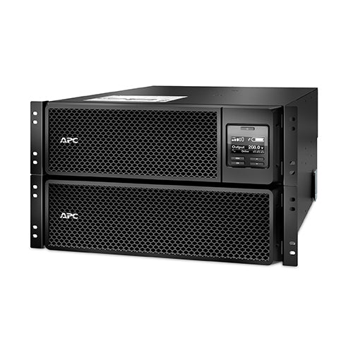 UPS APC 10 kVA/10 kW Rack 6U 208 V 4 L6-30R NEMA Outlets Network Card+SmartSlot Extended Run