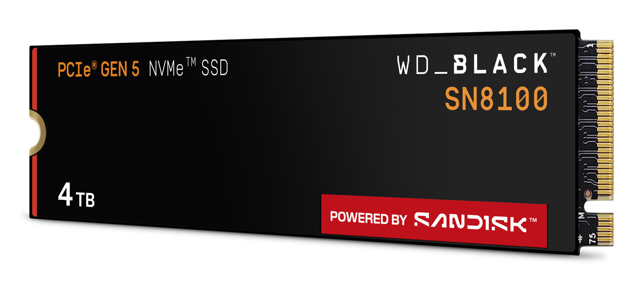 Western Digital Black WD_BLACK SN8100 NVMe 4 TB M.2 PCI Express 5.0 TLC 3D NAND