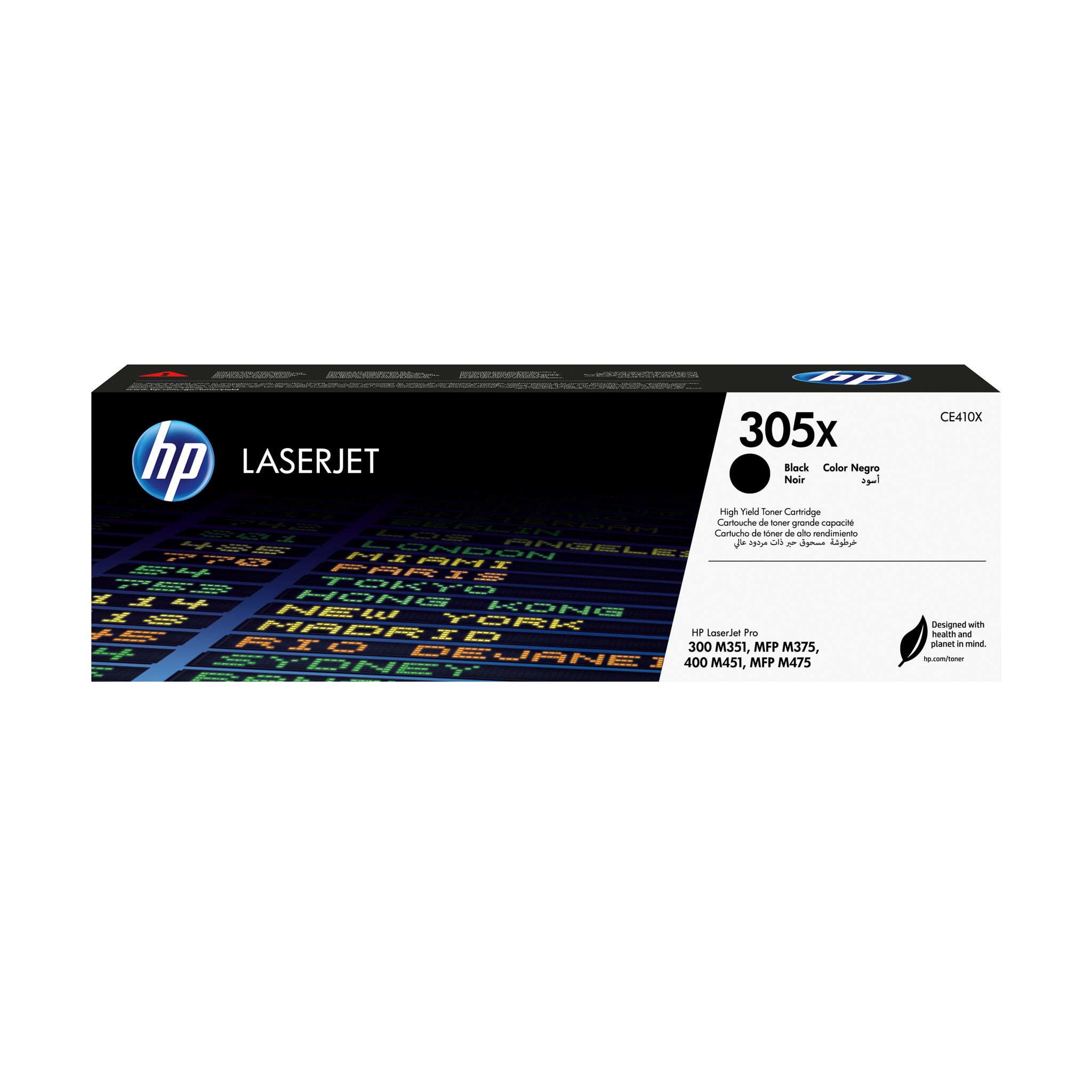HP Cartucho original de tóner negro de alto rendimiento 305X LaserJet