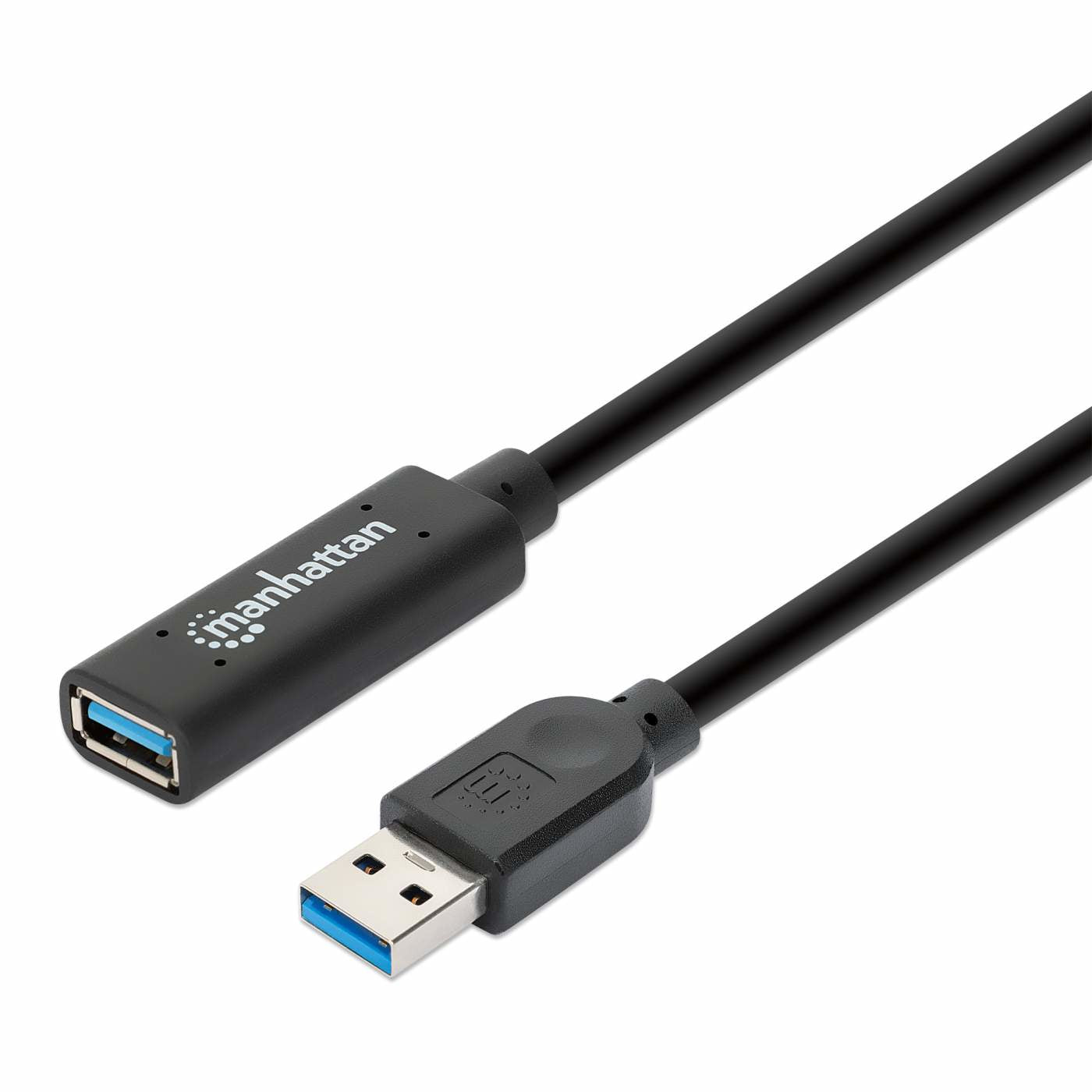 Manhattan USB V3.2 Ext. Type A Cable 5.0M Black 5Gbps