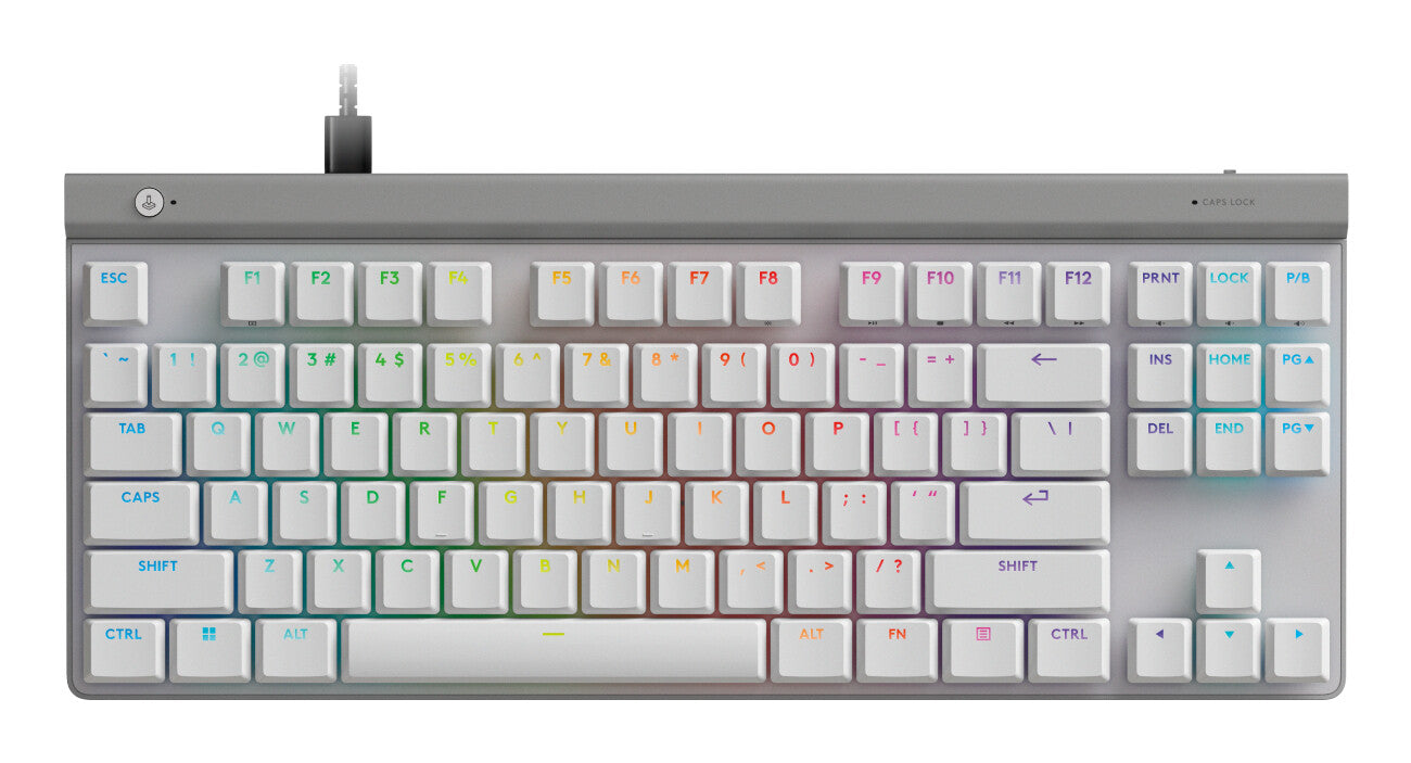 Logitech G G515 teclado Juego USB QWERTY Inglés Blanco