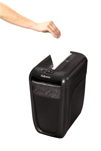Fellowes Powershred 60Cs trituradora de papel Trituración cruzada 22.9 cm Negro