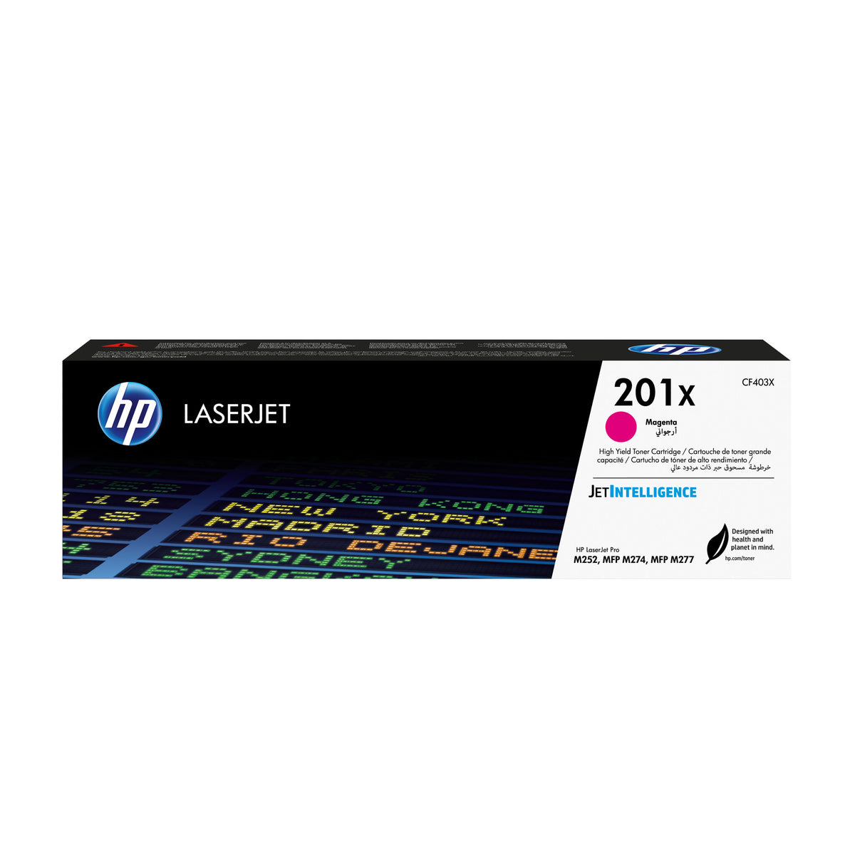 HP Cartucho de tóner original LaserJet 201X de alta capacidad magenta