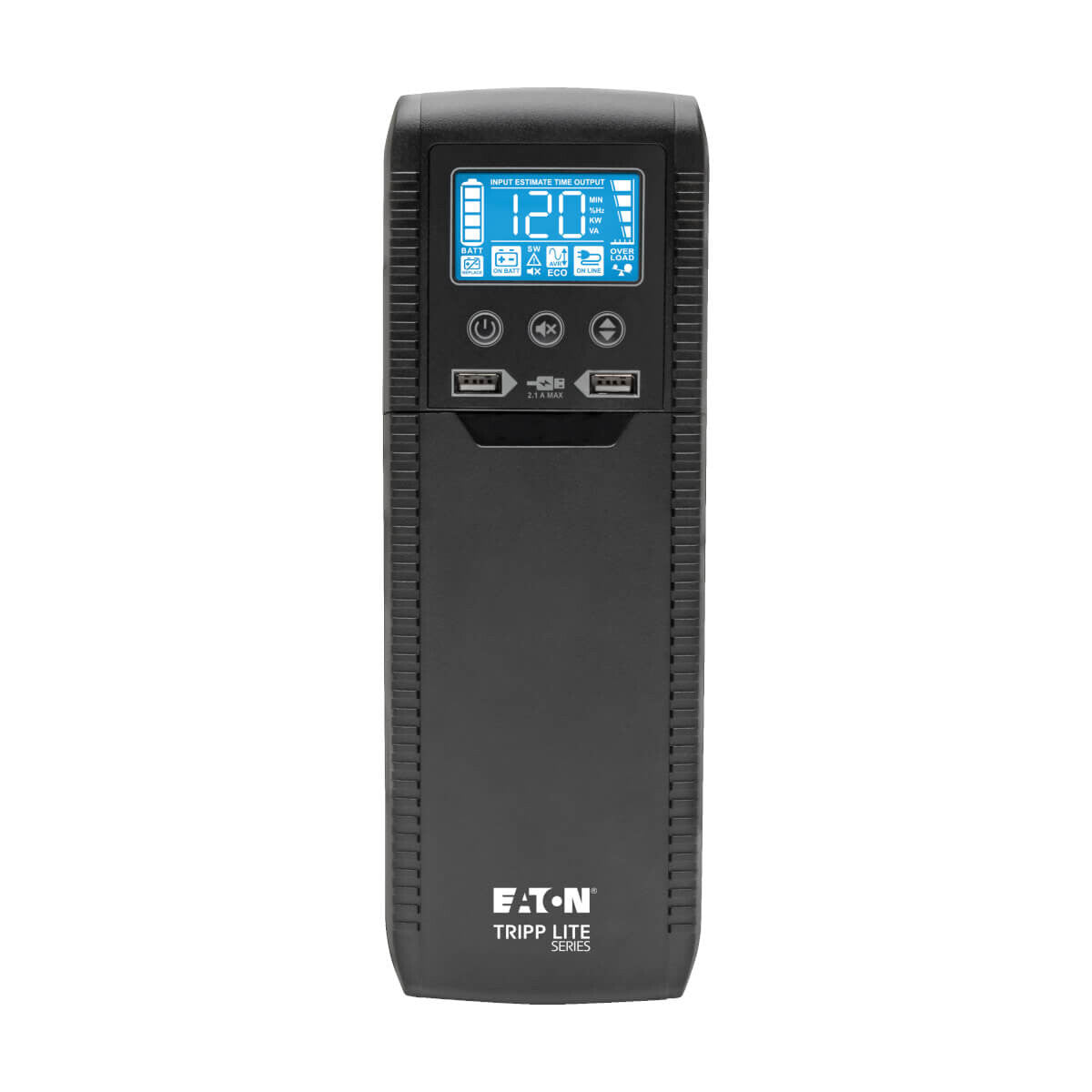 Tripp Lite ECO1000LCD UPS Interactivo con USB y 8 tomacorrientes - 120V, 1000VA, 600W, 50Hz / 60Hz, AVR, Serie ECO, ENERGY STAR
