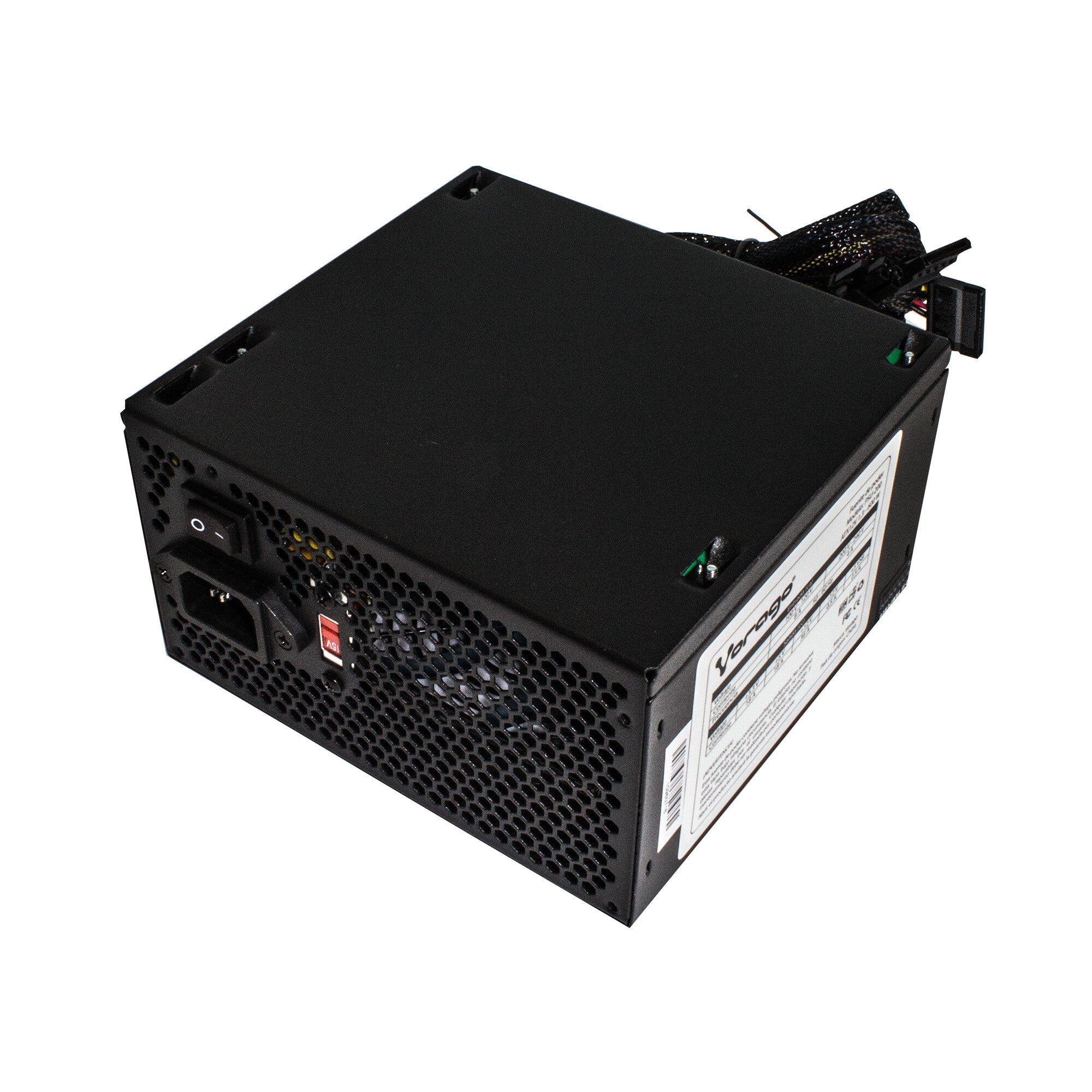 Vorago PSU-200 unidad de fuente de alimentación 600 W 20+4 pin ATX ATX Negro