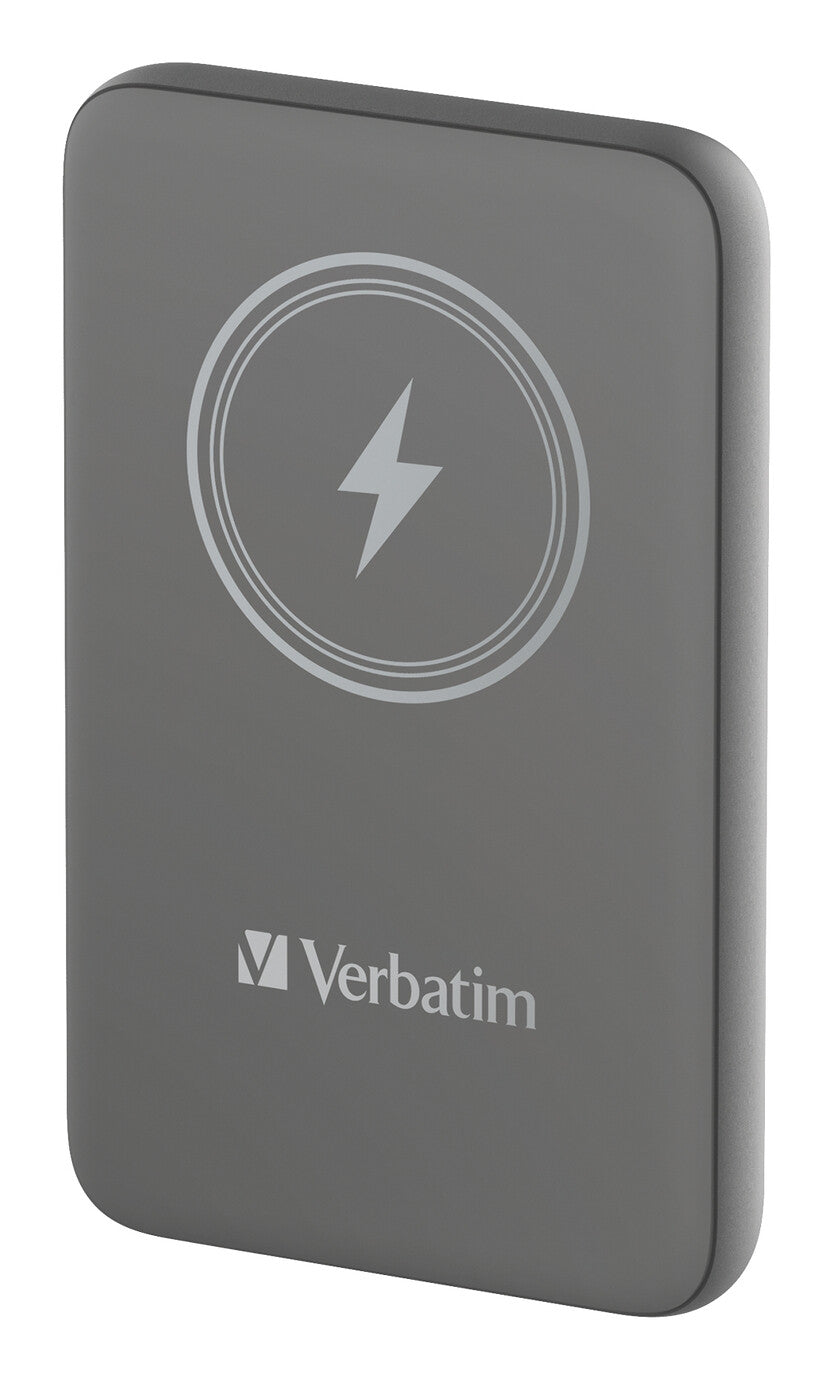 Verbatim Charge 'n' Go Polímero de litio 10000 mAh Cargador inalámbrico Gris