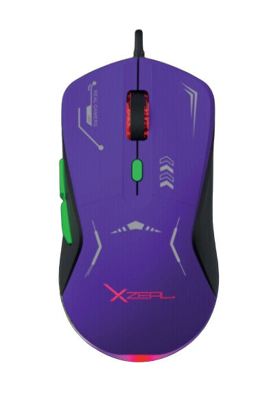 XZEAL XZ-401 ratón Juego Diestro USB tipo A Óptico 7200 DPI