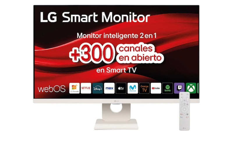 27 Inch Smart Monitor IPS 100 Hz and WebOs23 Bluetooth