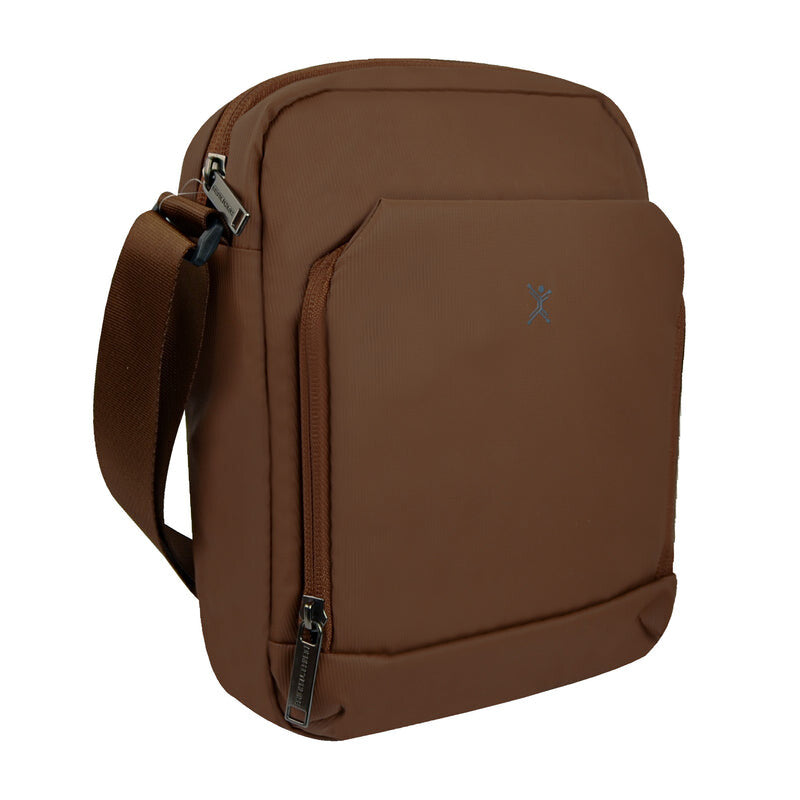 Perfect Choice PC-085034 bolsa de mano y de hombro Poliéster Café Unisex Bolsa de hombro