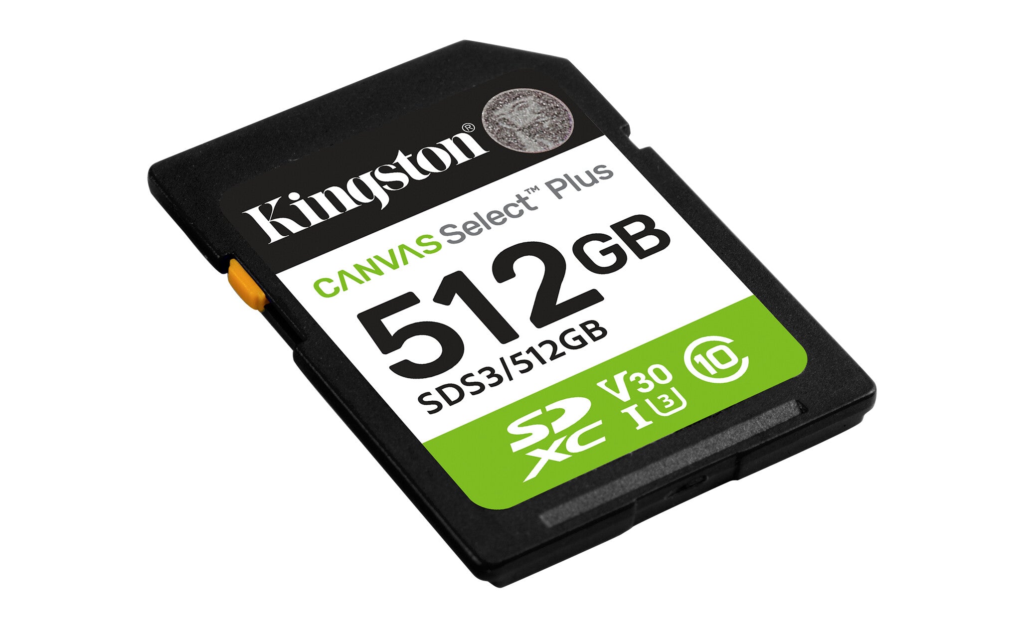 Kingston Technology Canvas Select Plus Gen3 512 GB SD UHS-I Clase 10
