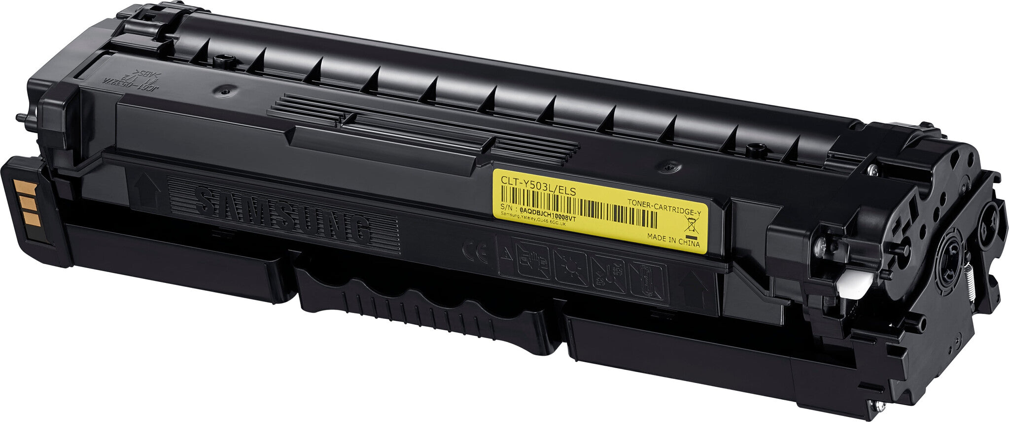 Samsung Cartucho de tóner original HP CLT-Y503L de alto rendimiento, amarillo