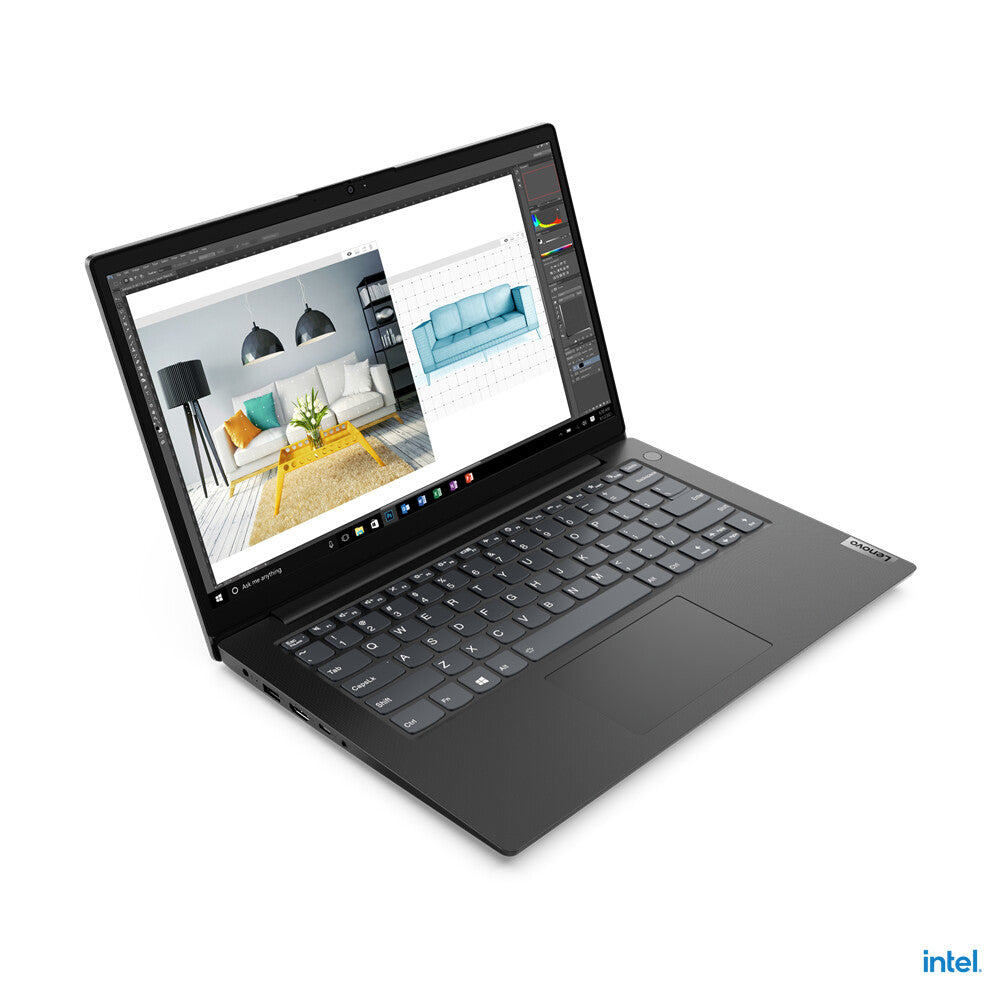 Lenovo V14 G2 IJL Intel® Celeron® N N4500 Computadora portátil 35.6 cm (14") HD 4 GB DDR4-SDRAM 128 GB SSD Wi-Fi 5 (802.11ac) Windows 11 Home Español Negro
