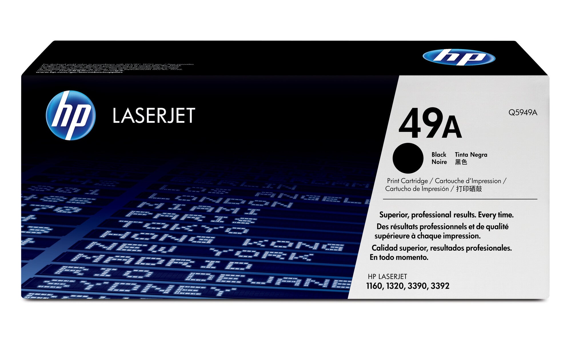 HP Cartucho original de tóner negro 49A LaserJet