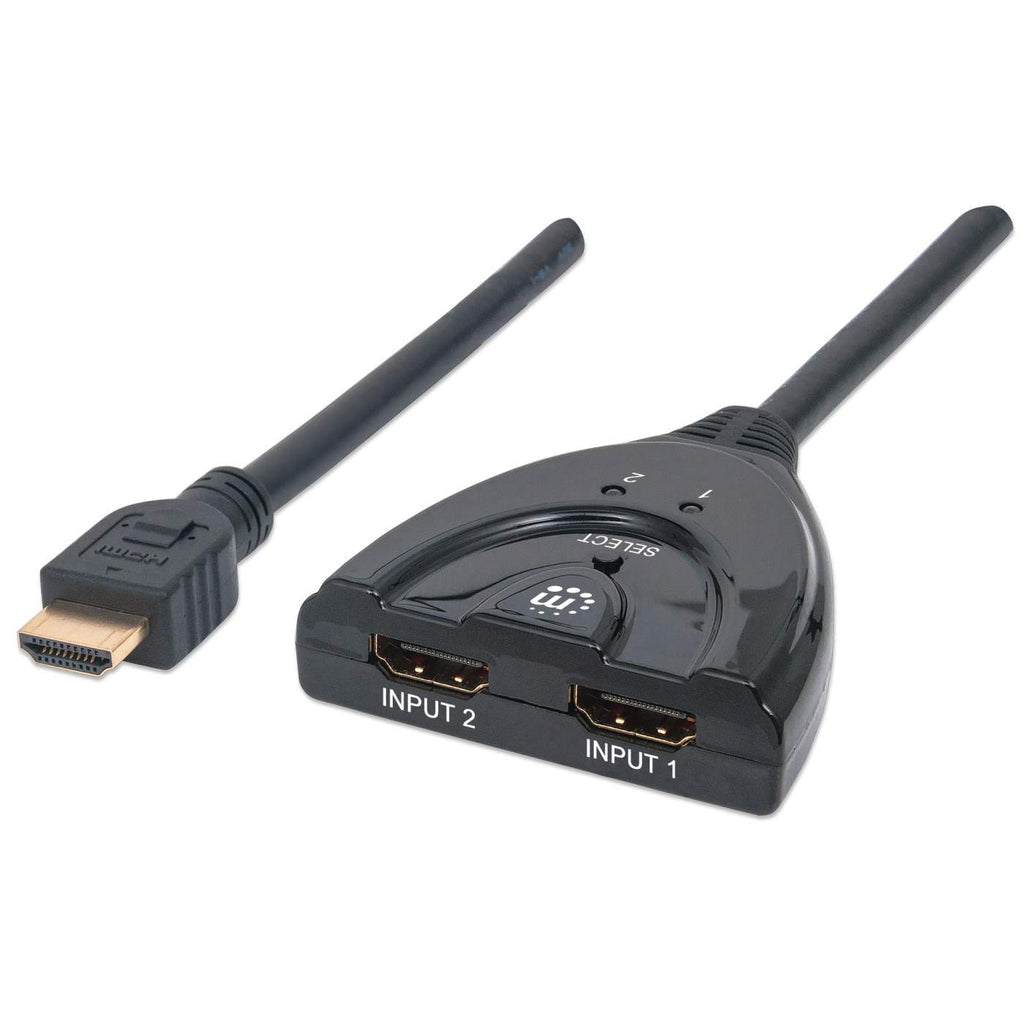 SWITCH ,MANHATTAN,207416,HDMI 1.3, 2 ENTRADAS : 1 SALIDA
