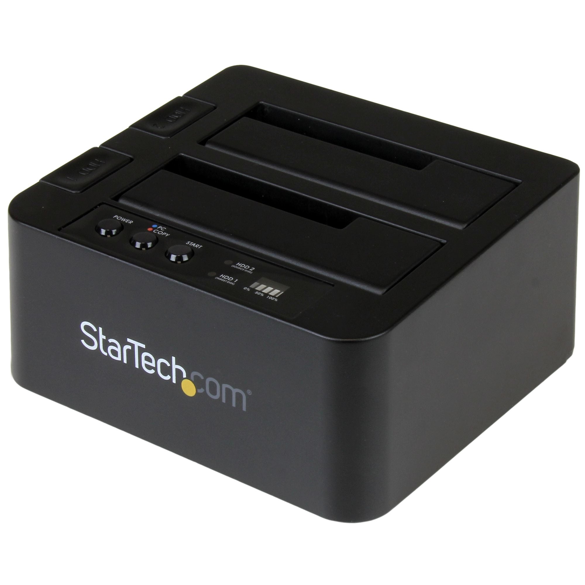 BASE DUPLICADORA CLONADORA AUTONOMA DE DISCOS DUROS O SSD SATA - COPIADORA DE 2 BAHIAS - BASE DE ACOPLAMIENTO USB 3.0 A SATA III DE 2.5 Y 3.5 - STARTECH.COM MOD. SDOCK2U313R