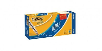 BIC 923996 bolígrafo Azul Bolígrafo de barra Medio 12 pieza(s)