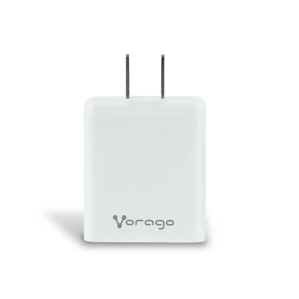 Vorago AU-350-WH cargador de dispositivo móvil Universal Blanco Corriente alterna Carga rápida Interior