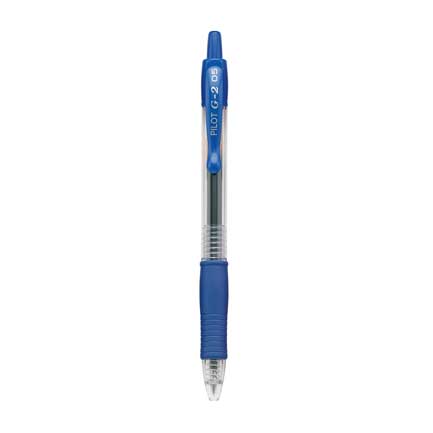 PILOT G2-5 GEL PEN BLUE BOX/12