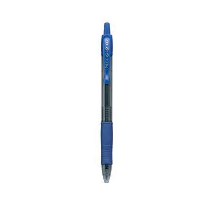 PILOT G2-7 BLUE GEL PEN BX/12
