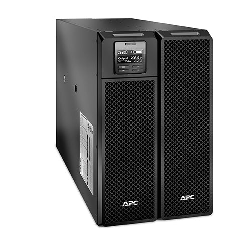 UPS APC 10000VA/10000W 208V Double Conversion Online Sine Wave 6 Outlets Black