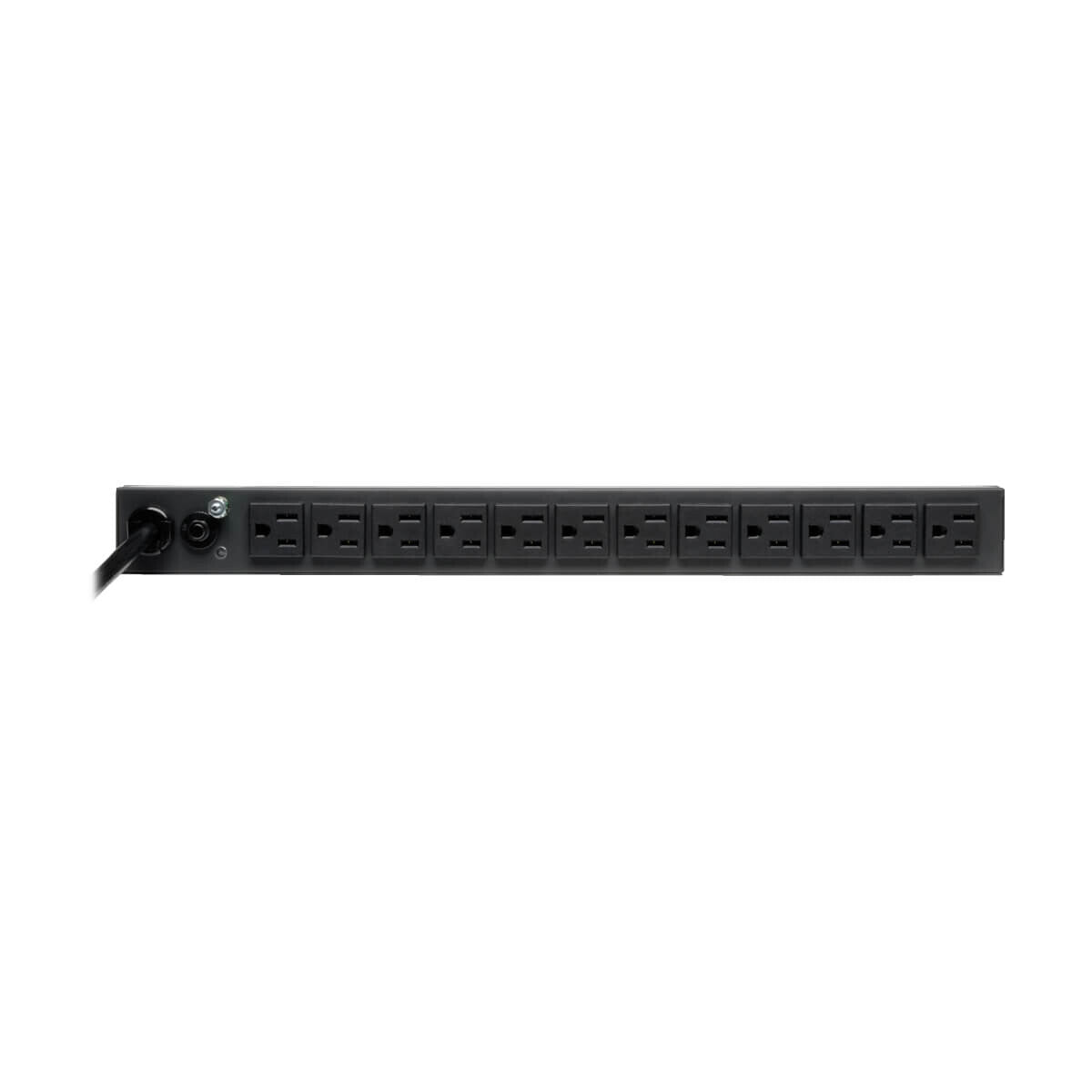 Tripp Lite PDU1215 PDU Básico Monofásico de 1.8kW 120V, 13 Tomacorrientes NEMA 5-15R, Entrada NEMA 5-15P, Cable de 4.57 m [15 pies], Instalación en 1U de Rack.